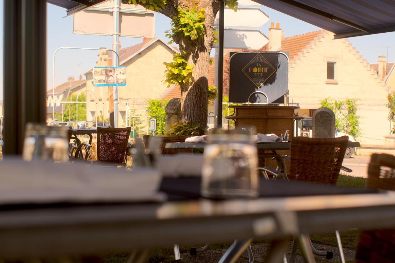 Logis Hotel Bellevue Restaurant La Pomme D'Or Coucy-le-Chateau-Auffrique Luaran gambar